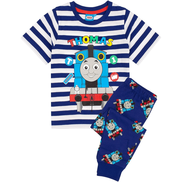 Thomas & Friends Boys Long Pyjamas Set 3-4 Years Navy Navy 3-4 Years