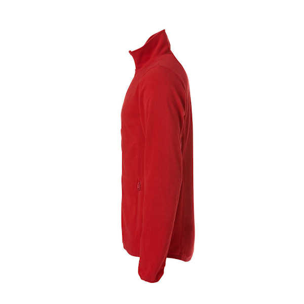 Clique Herr Basic Microfleece Fleecejacka L Röd Red L