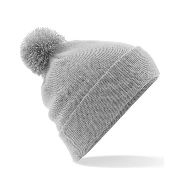 Beechfield Original Pom Pom Beanie One Size Light Grey Light Grey One Size