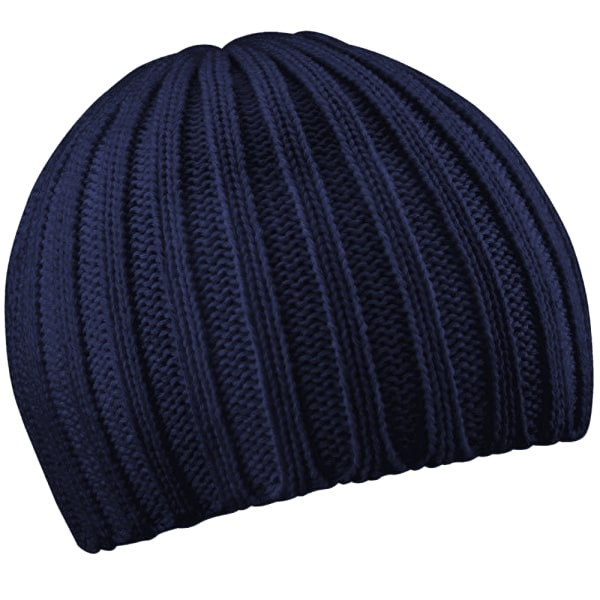 Beechfield Unisex Winter Chunky Ribbed Beanie Hat One Size Oxfo Oxford Navy One Size