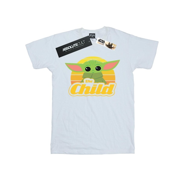 Star Wars The Mandalorian The Child Retro T-shirt för män 4XL Vit White 4XL