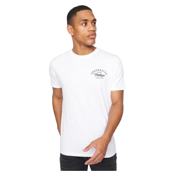 Crosshatch Herr Fermal T-shirt (5-pack) L Flerfärgad Multicoloured L