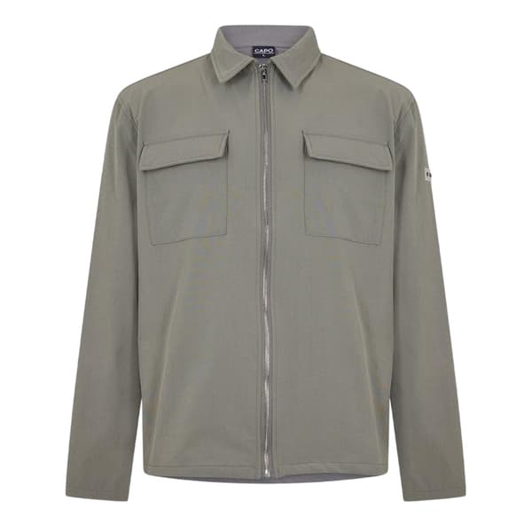 Capo Herr Dubbel Fickor Utility Jacka S Ljusgrå Light Grey S