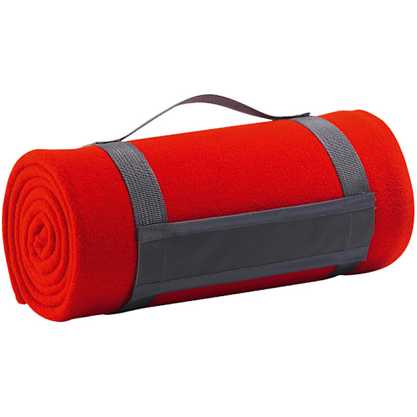 SOLS Rutig Pillerresistent Fleecefilt ONE Röd Red ONE