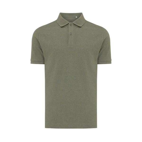 Iqoniq Yosemite Pikétröja för män 5XL Ljunggrön Heather Green 5XL