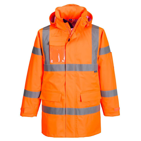 Portwest Unisex Vuxen Extreme Regn 3 Lager Varseljacka L Or Orange L