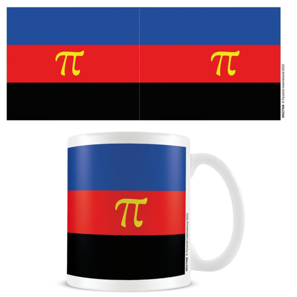 Pyramid International Polyamory Flag Mug En one size blå/röd/svart Blue/Red/Black One Size