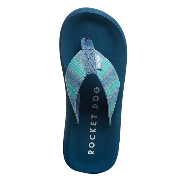 Rocket Dog Dam/Kvinnor Spotlight Rome Flip Flops 4 UK Blå Blue 4 UK