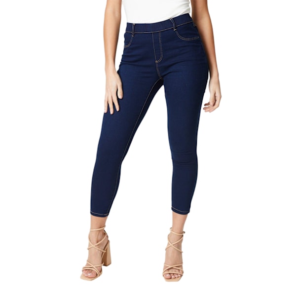 Dorothy Perkins Petite Skinny Ankle Grazer Jegging för dam/kvinnor Indigo 12 UK