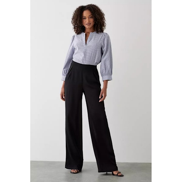 Dorothy Perkins Dam/Damer Tall Wide Leg Byxor 12 UK Svart Black 12 UK