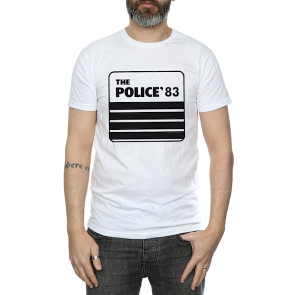 The Police Mens 83 Tour T-Shirt S Vit White S