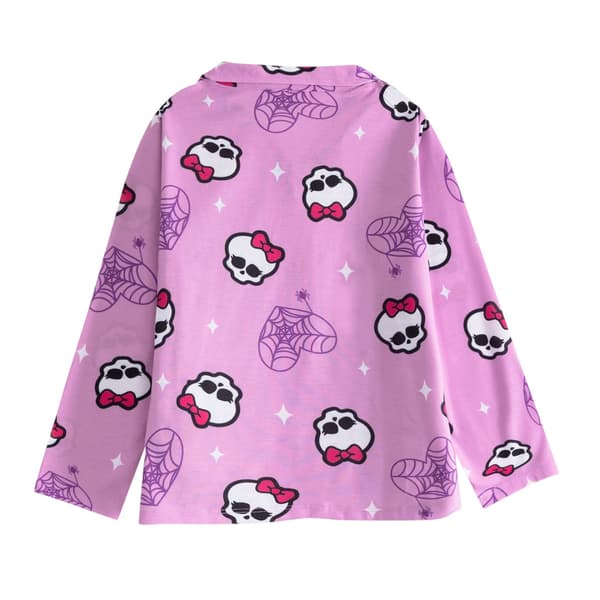 Monster High Flickor Karaktär Lång Pyjamas Set 9-10 År Rosa Pink 9-10 Years