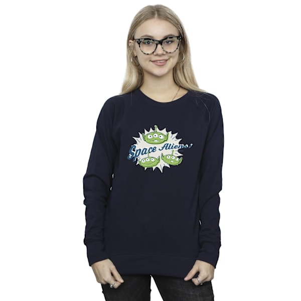 Disney Dam/Kvinnor Toy Story Aliens Sweatshirt XL Marinblå Navy Blue XL
