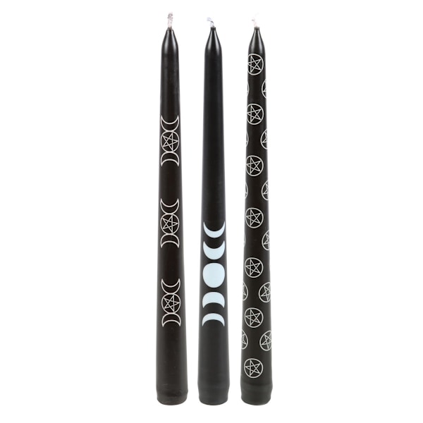 Something Different Magic Mystical Taper Candle (3-pack) One Black One Size