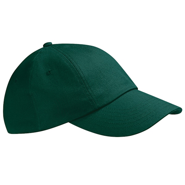 Beechfield Unisex Lågprofilerad Tung Bomullsborrkeps / Huvudbonad Bottle Green One Size