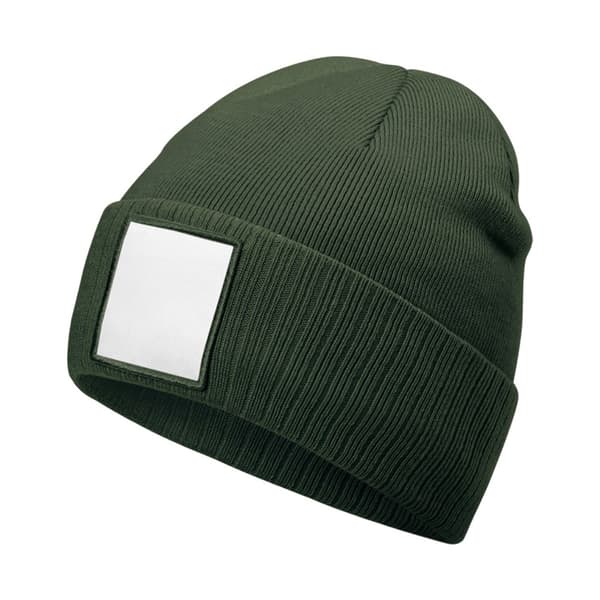 Beechfield Appliqué Patch Mössa One Size Olivgrön/Vit Olive Green/White One Size