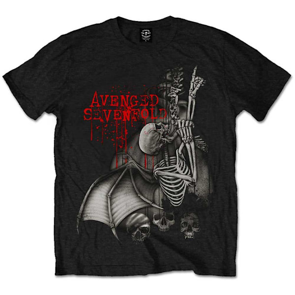 Avenged Sevenfold Unisex Vuxen Spine Climber T-Shirt XXL Svart Black XXL