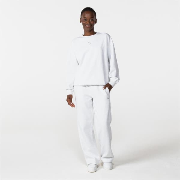 Puma Dam/Dam Oversized Sweatshirt 12 UK Isgråmelerad Ice Grey Marl 12 UK
