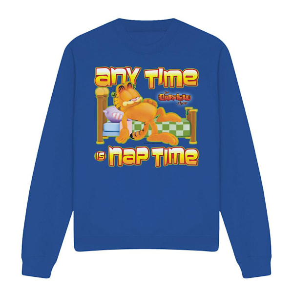 Garfield Unisex Vuxen Nap Time Sweatshirt S Royalblå Royal Blue S