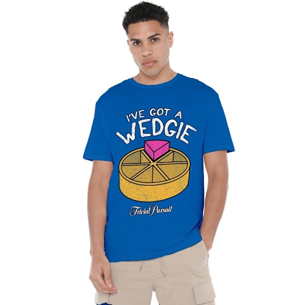 Trivial Pursuit Herr Wedgie T-Shirt L Kungsblå Royal Blue L