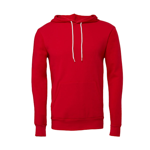 Bella + Canvas Unisex Pullover Hoodie S Röd Red S