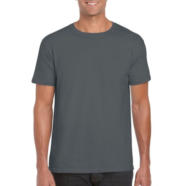 Gildan Herr Soft Style Ringspun T-shirt M Kolgrå Charcoal M