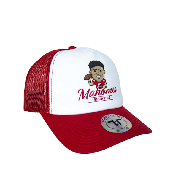 Tokyo Time Unisex Vuxen Patrick Mahomes NFLPA Mesh Back Trucker White/Red One Size