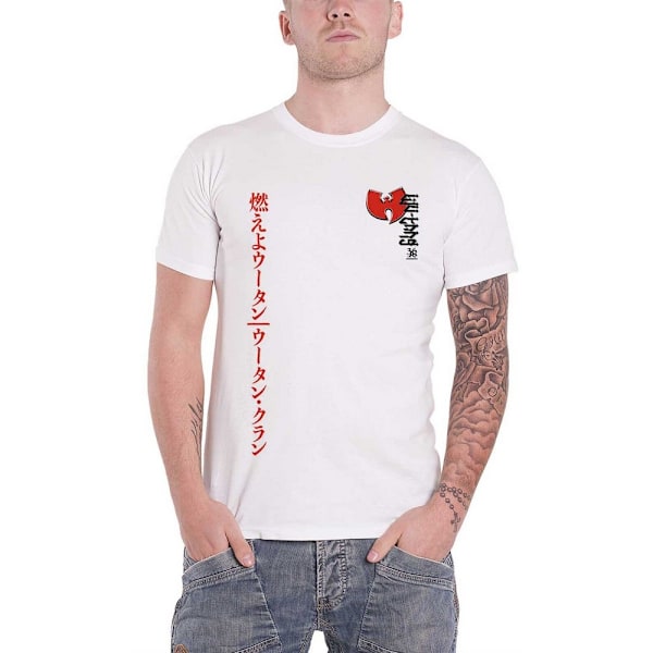 Wu-Tang Clan Unisex Adult Sword Cotton T-Shirt M White White M