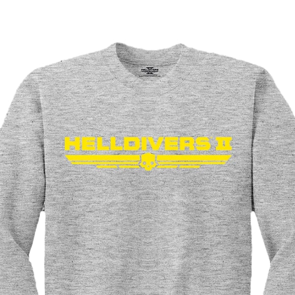 Helldivers 2 Unisex Vuxen Logotyp Hoodie S Heather Grey Heather Grey S