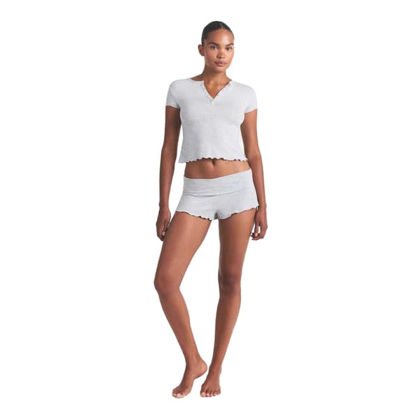 Skims Pyjamasset med kortbyxor för dam L Ljusgrå Heather Grey L