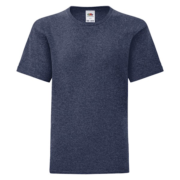 Fruit of the Loom Barn/Barn Iconic Heather T-Shirt 3-4 år Heather Navy Heather Navy 3-4 Years