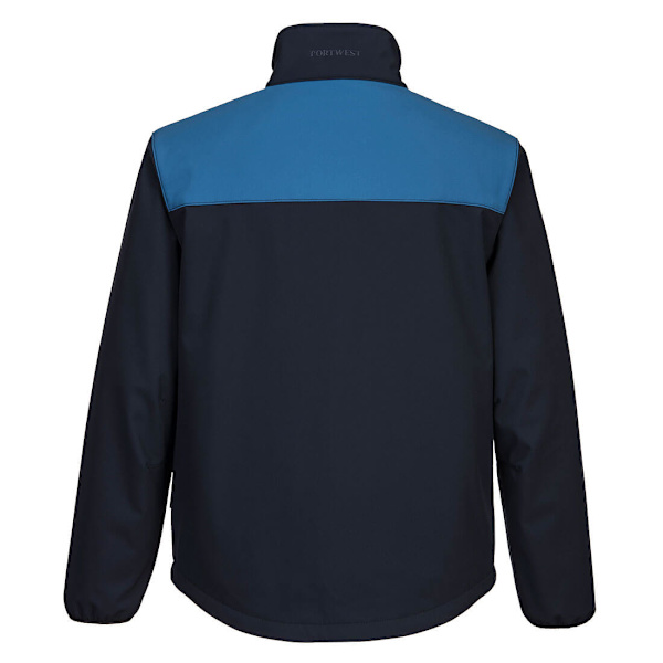 Portwest Herr PW2 Softshell Jacka L Marinblå/Kunglig Blå Navy/Royal Blue L