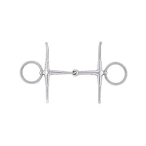 Lorina Enkelledat Fulmer Snaffle 5.5in Silver Silver 5.5in