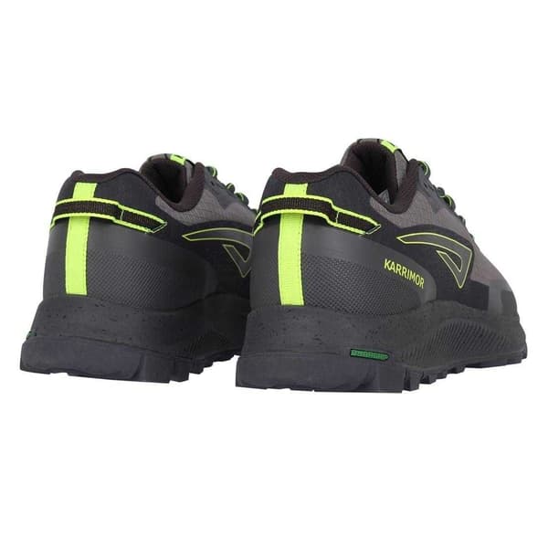 Karrimor Herr Tempo Trail Löparskor 9 UK Grå/Lime Grey/Lime 9 UK