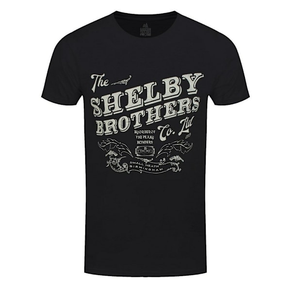 Peaky Blinders Unisex Vuxen The Shelby Brothers T-Shirt M Svart Black M