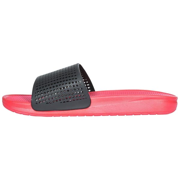 Trespass Herr Cusp Perforerade Flatform Sliders 10 UK Svart Black 10 UK
