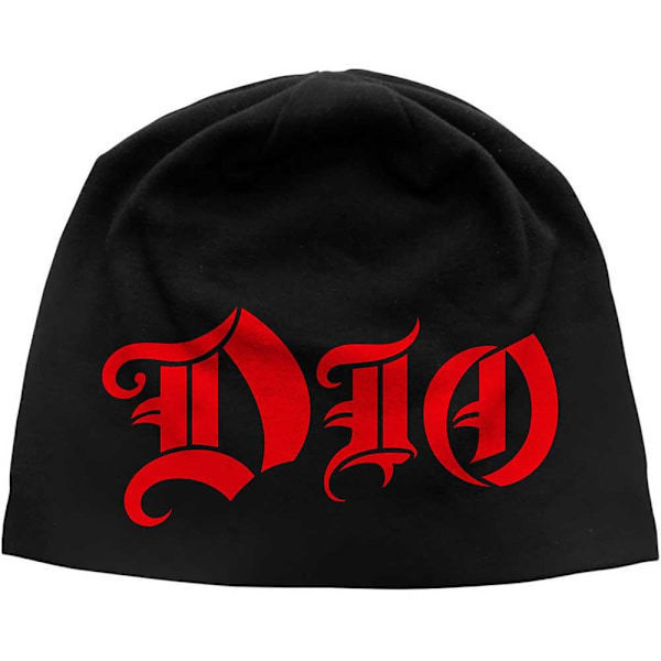 Dio Unisex Vuxen Logo JD Tryck Mössa En Storlek Svart Black One Size