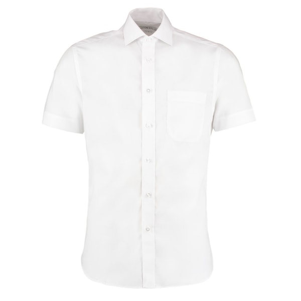 Kustom Kit Herr Premium Corporate Kortärmad Skjorta 18,5in Wh White 18.5in