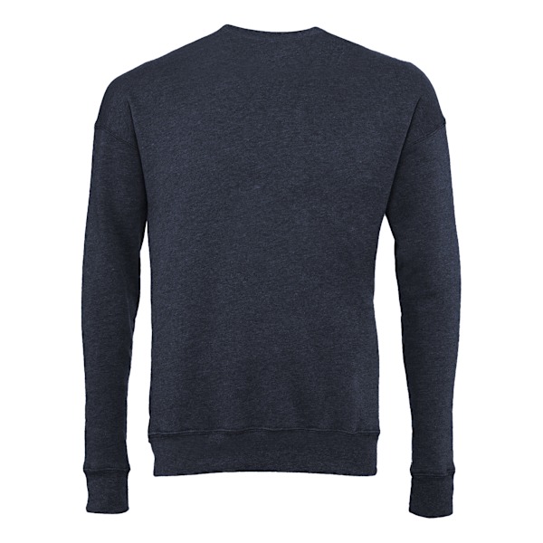 Bella + Canvas Unisex Drop Shoulder Sweatshirt M Heather Heather Navy M