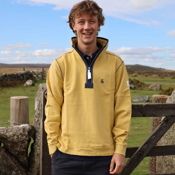 Lazy Jacks Herr Quarter Zip Sweatshirt S Heather Heather S