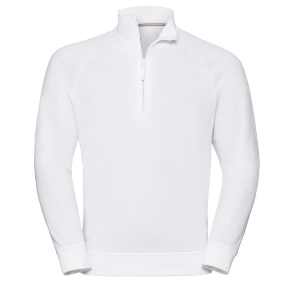 Russell Herr Authentic Quarter Zip Sweatshirt 4XL Vit White 4XL