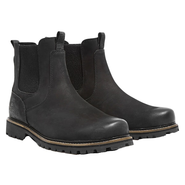 TOG24 Herr Highway Läder Chelsea Boots 10 UK Svart Black 10 UK