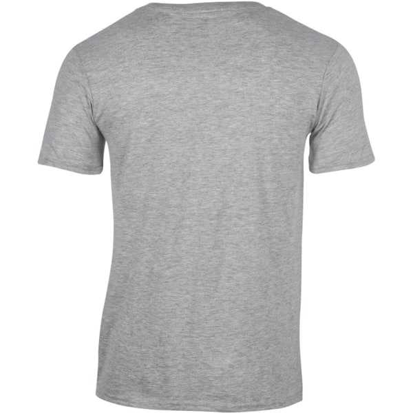 Gildan Mens Soft Style V-Neck Kortärmad T-Shirt 2XL Sport Gr Sport Grey (RS) 2XL