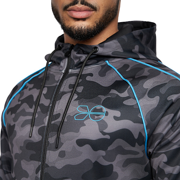 Crosshatch Mens Brickcount Camo Träningsoverdel S Svart Black S