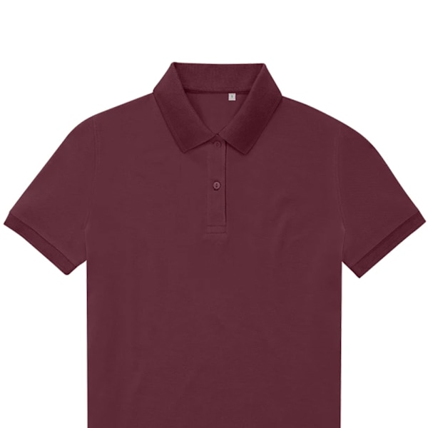 B&C Dam/Damer My Eco Polo Shirt 18 UK Burgundy Burgundy 18 UK