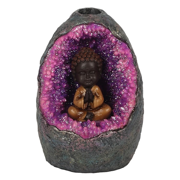 Något Annorlunda Buddha Cave Backflow Rökelsebrännare En Storlek Grey/Purple One Size