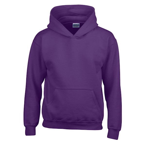 Gildan Barn/Barn Tung Blandad Hoodie 9-11 År Lila Purple 9-11 Years