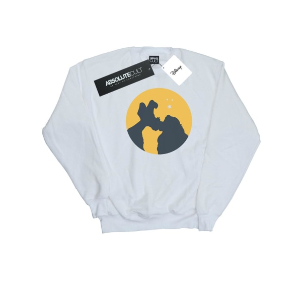 Disney Dam/Kvinnor Lady Och Lufsen Moonlight Kiss Sweatshirt White S