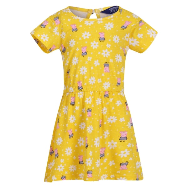 Regatta Baby Girls Greta Gris Flower Casual Dress 2-3 Years Maiz Maize Yellow 2-3 Years