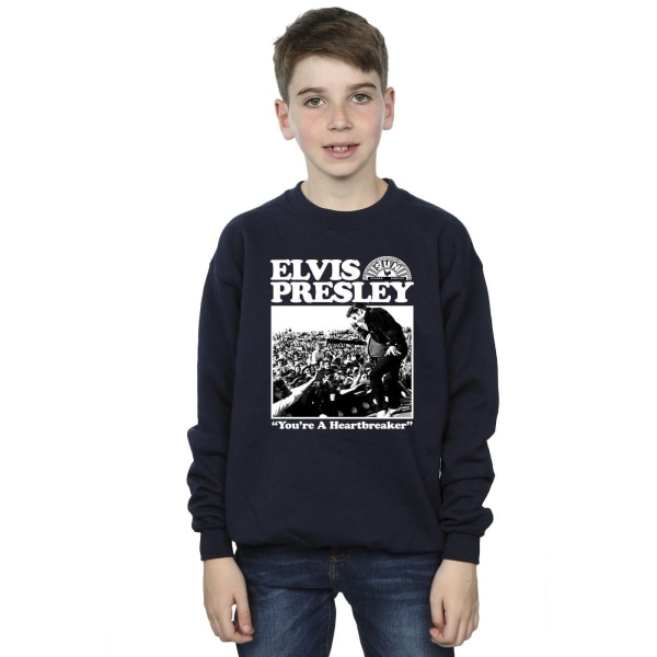 Elvis Boys A Heartbreaker Sweatshirt 5-6 år Marinblå Navy Blue 5-6 Years